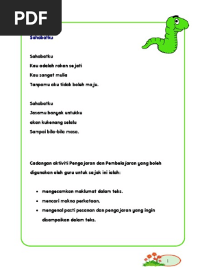 Sajak Sahabatku Pdf