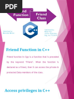 Friend Function and Friend Classes in C++