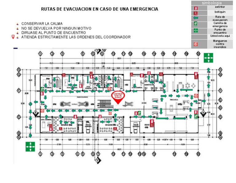 Rutas de Evacuación y Puntos de Encuentro | PDF