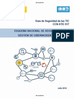 CCN-STIC-817 Gestion de Ciberincidentes ENS