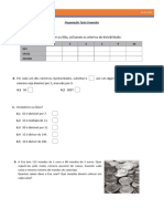 Matemática 5º Ano - Preparação Teste Fevereiro