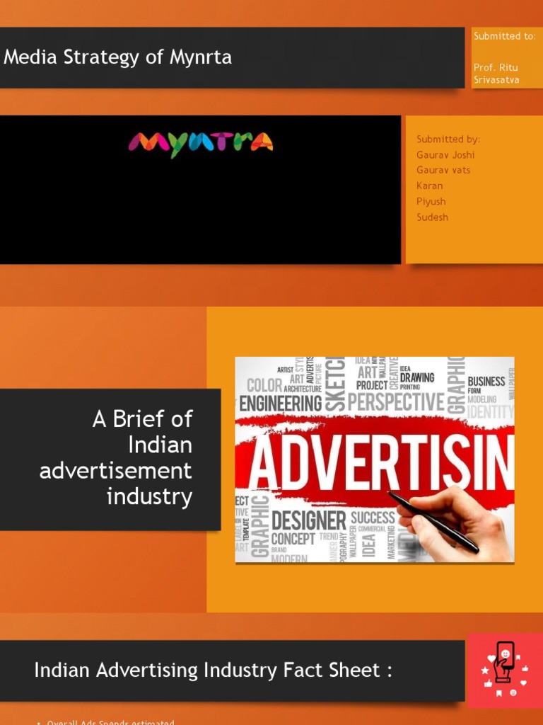 Myntra Media Strategy PDF Market (Economics) Business Economics