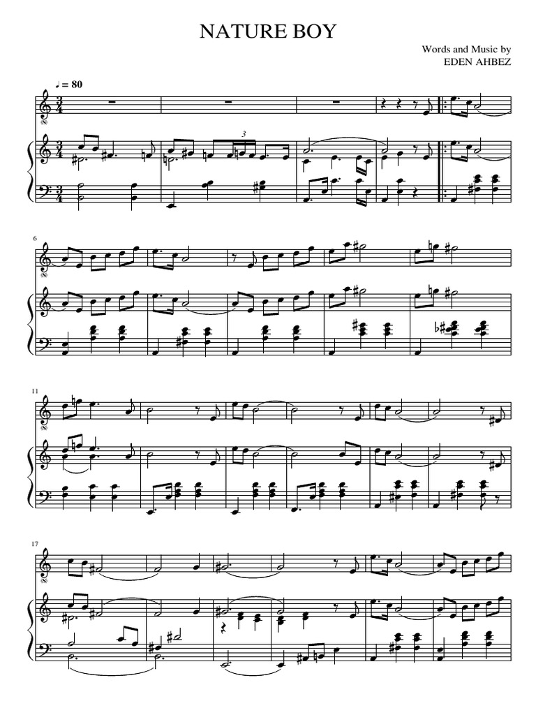 Nature Boy PDF PDF Entertainment (General)