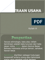 Kuliah 03 Kemitraan Usaha