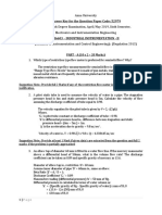 EI6603 - Industrial - Instrumentation - II - University - QP - Answer - Key