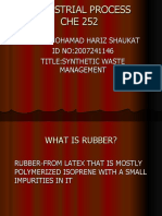 Synthetic Rubber Waste Management Shaukat
