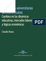 Libro - 2016 Mutaciones Universitarias - Claudi Rama PDF