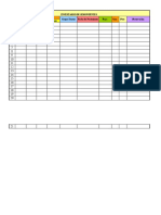 Planillas de Registros para Astron para Participantes