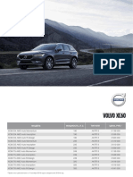 Volvo PriceList XC60 20181015