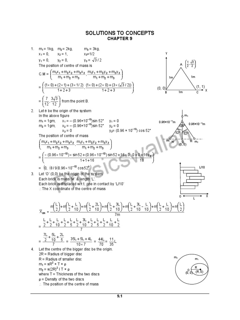 09.solutions To Concepts PDF | PDF