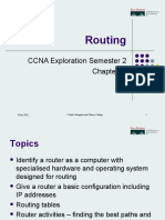 Routing: CCNA Exploration Semester 2