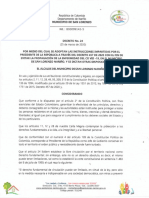 Decrto 24 Se Adoptan Las Instrucciones Impartidas Por El P.