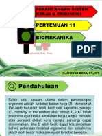 Pertemuan 11 Biomekanika Kerja PDF