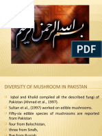 Reported Species of Mushroom in Pakistan From Upto Year 1997