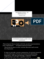 Introduction To Phonology