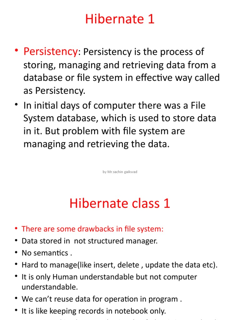 Hibernate Notes by Sriman | PDF | Class (Computer Programming) | Relational  Database