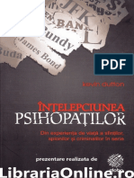 (PDF) Kevin Dutton - Intelepciunea Psihopatilor