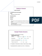 Acid Base Titrations