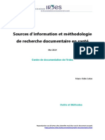 Sources D Information Et Methodologie de Recherche Documentaire