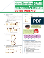 Problemas Con Palitos de Fósforo y Parentesco para Segundo Grado de Secundaria