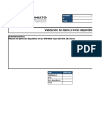 Activdiad No. 1.6 Validación de Datos
