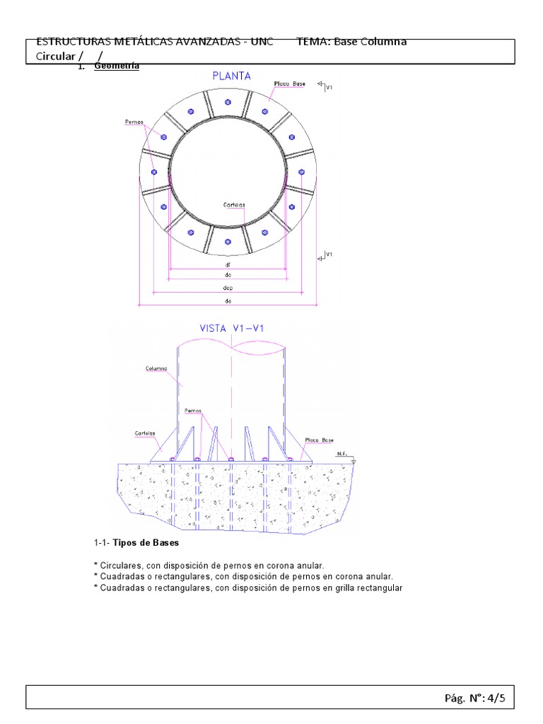 Presentación-Base Circular | PDF | Ingeniero civil | Mecánica