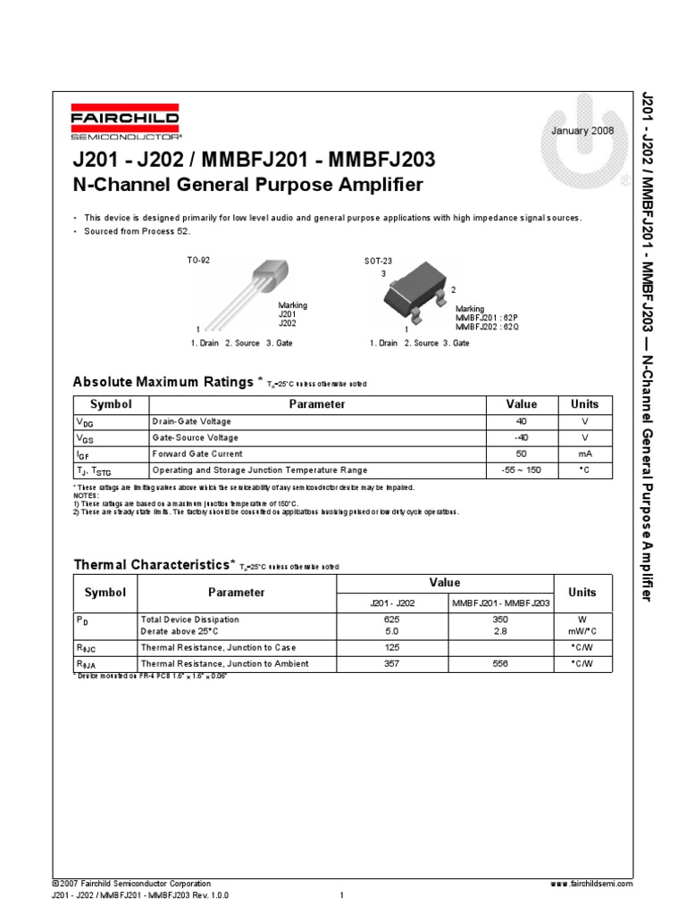 j201 Amplifier Electrical Engineering