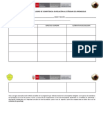 Matriz Descriptivo de Logro de Competencia en Relación Al Estándar de Aprendizaje