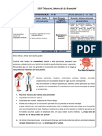 Sesión de Aprendizaje #01 Arte 4 Grado PDF