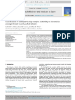 Classification of Lumbopelvic-Hip Complex Instability On Kinematics Amongst Female Team Handball Athletes PDF