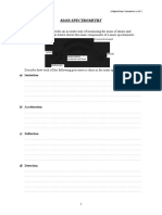 Mass Spectrometry Worksheet