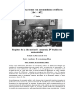 Stalin - Cinco Conversaciones Con Economistas Soviéticos (1941-1952) PDF