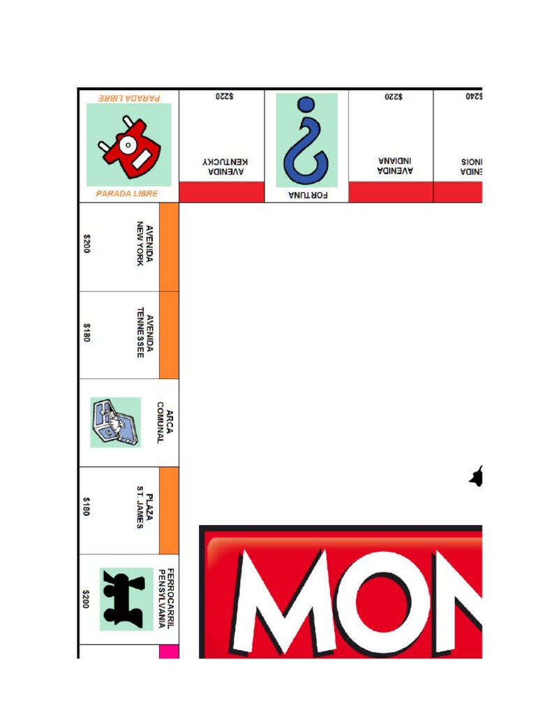 Excel Tablero Monopoly PDF