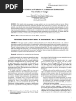 Os Vínculos Afetivos no Contexto de Acolhimento Institucional