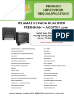2019 Requalification+Promotion Kualifier+Freshman Agustus