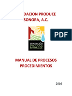 Manual de PRCS y Procdms