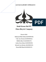 Studi Kasus Zhoe Bicycle Company MO 2