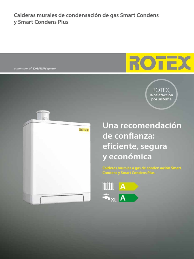 Calderas Murales Rotex | PDF | Caldera | Agua