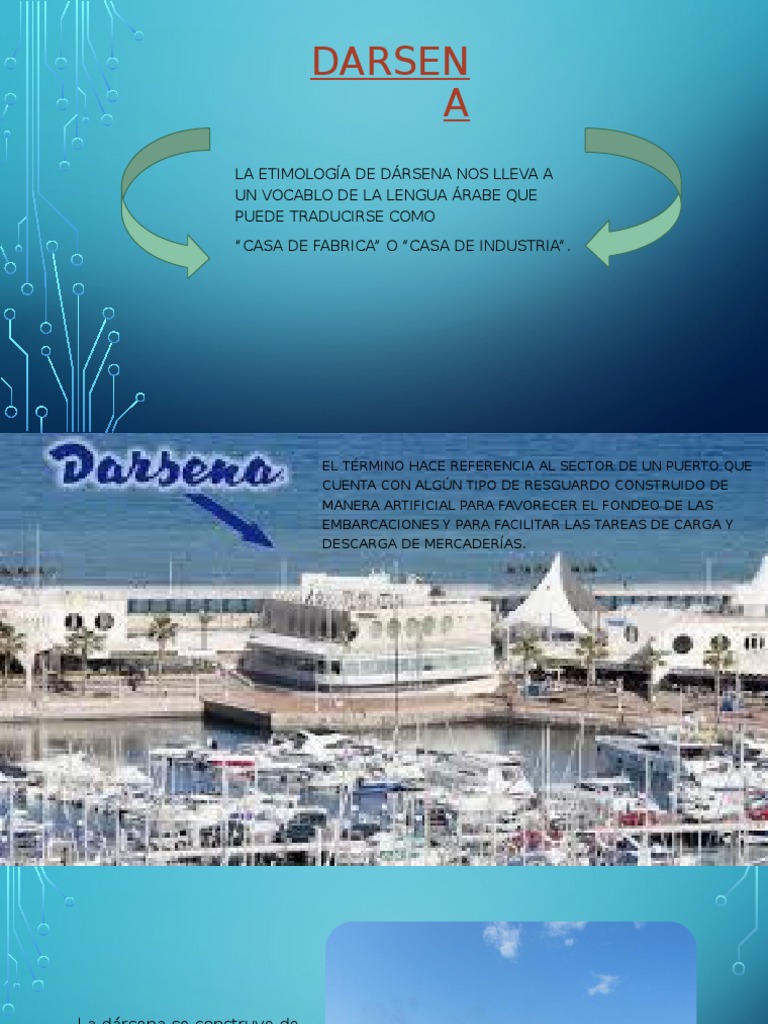 Definición y funciones de dársenas | PDF