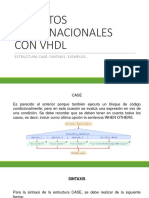 Circuitos Combinacionales Con VHDL - Case