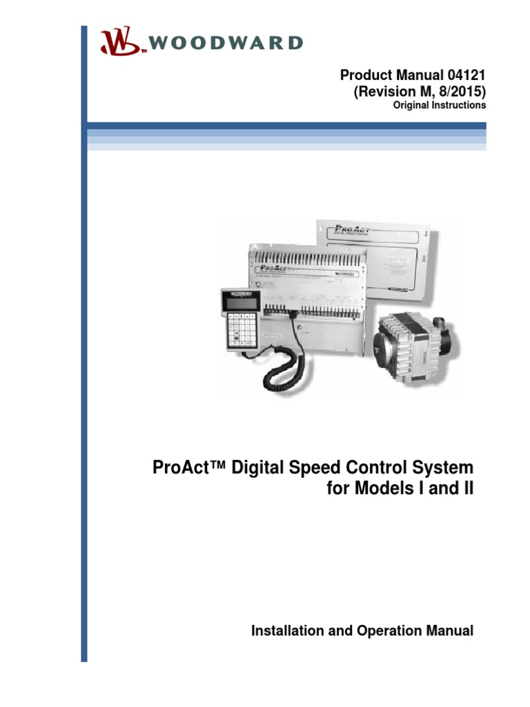 Proact II Woodward | PDF | Actuator | Printed Circuit Board