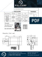 Motor de passo 86HSBE8N-BC38 especificações e diagrama
