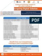SIH 2020 Traning Ad PDF