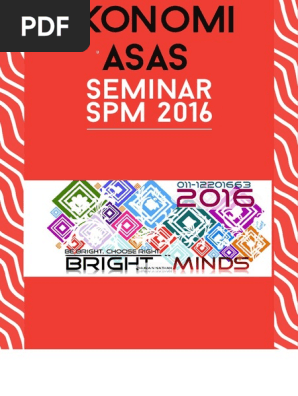 Ekonomi Asas 2016  PDF