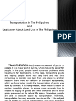 Philippines Transportation and Land Use Legislation