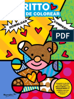 Libro de Colorear Gratis Por Romero Britto PDF