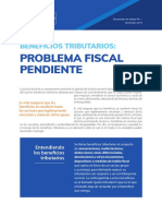 Grupo Justicia Fiscal - Beneficios Tributarios Problema Fiscal Pendiente en El Peru