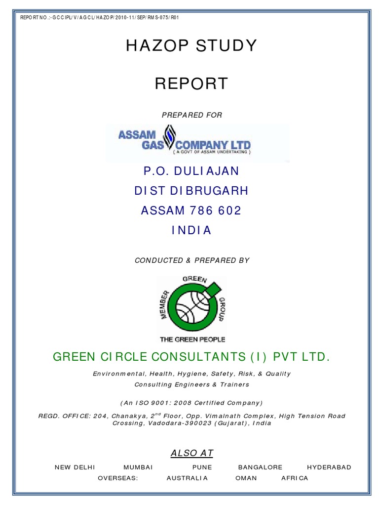 Report - HAZOP Report | PDF | Safety | Mechanical Engineering