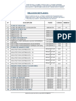 Indice General de Planos