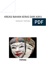 KREASI TOPENG DARI KAYU